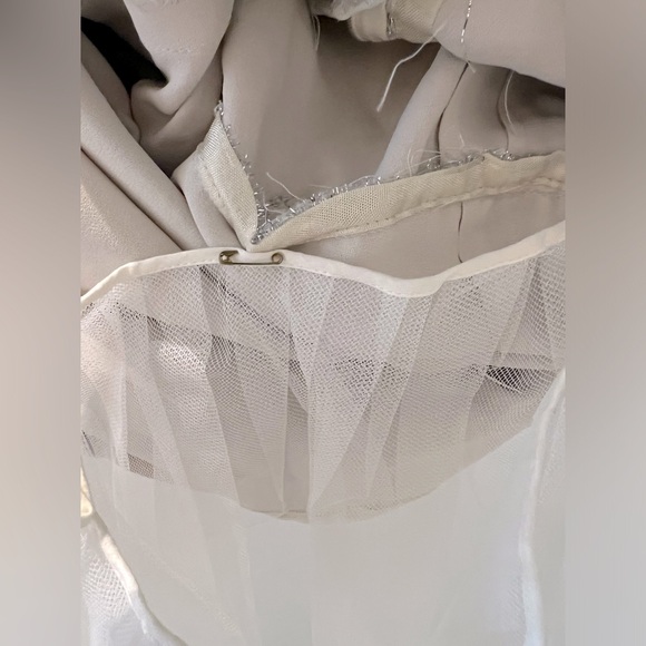 Vintage Rappi Couture The May Co Silver Lamé 60s Gown - Picture 13 of 16